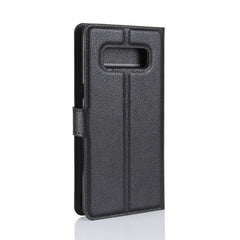 For Galaxy Note 8 Litchi Texture Horizontal Flip Leather Case with Holder & Card Slots & Wallet