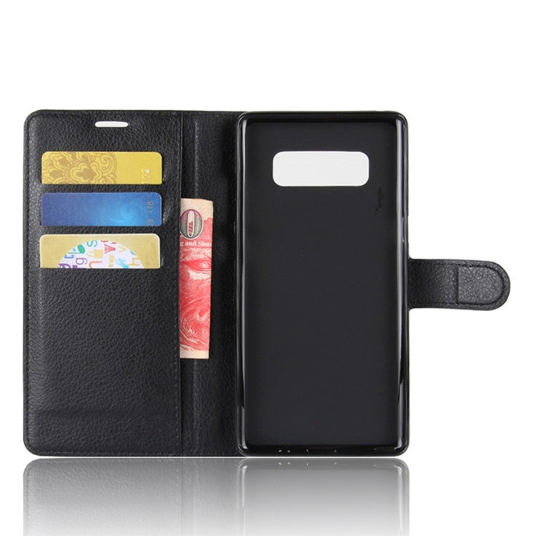 For Galaxy Note 8 Litchi Texture Horizontal Flip Leather Case with Holder & Card Slots & Wallet For Galaxy Note 8 Litchi Texture Horizontal Flip Leather Case with Holder & Card Slots & Wallet
