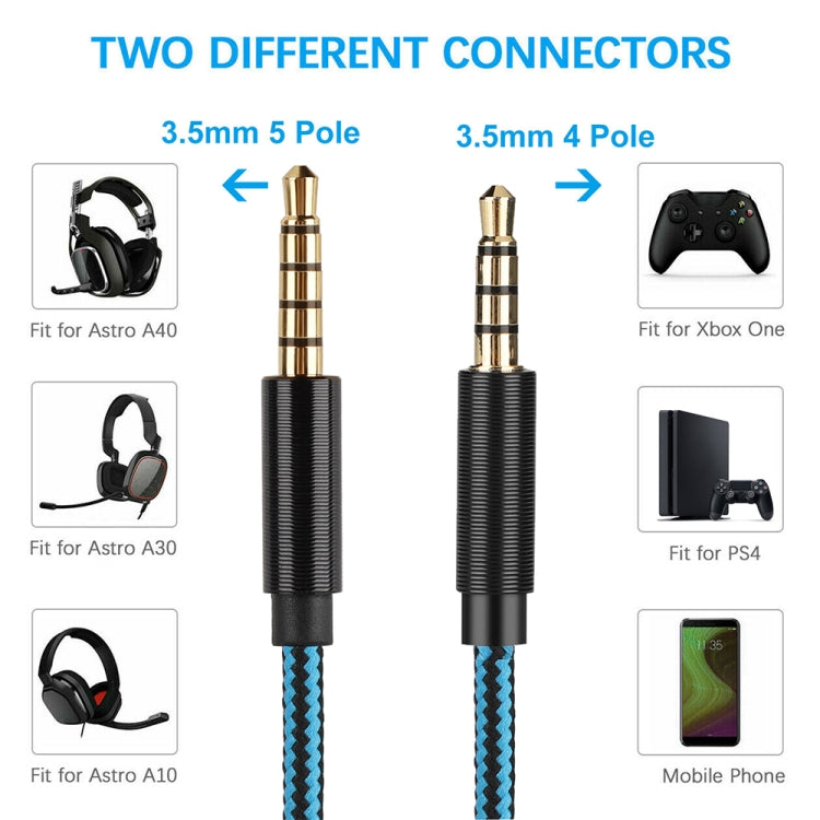 ZS0162 Wired Control Version Gaming Headset Audio Cable for Logitech Astro A10 A40 A30 ZS0162 Wired Control Version Gaming Headset Audio Cable for Logitech Astro A10 A40 A30