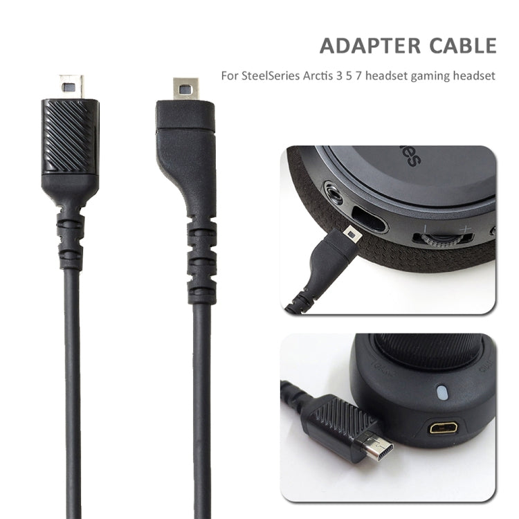 ZS0167 Sound Card Connecting Cable + Adapter Cable for Steelseries Arctis 3 5 7 Headphones ZS0167 Sound Card Connecting Cable + Adapter Cable for Steelseries Arctis 3 5 7 Headphones