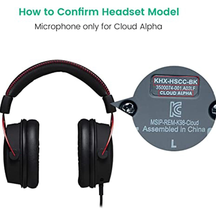 ZS0201 Computer Headset Replacement Microphone for HyperX Cloud Alpha S ZS0201 Computer Headset Replacement Microphone for HyperX Cloud Alpha S