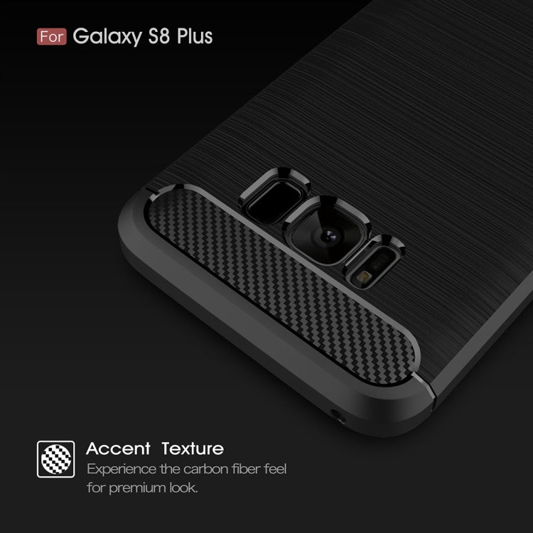 For Galaxy S8 + / G9550 Brushed Carbon Fiber Texture Shockproof TPU Protective Cover Case For Galaxy S8 + / G9550 Brushed Carbon Fiber Texture Shockproof TPU Protective Cover Case