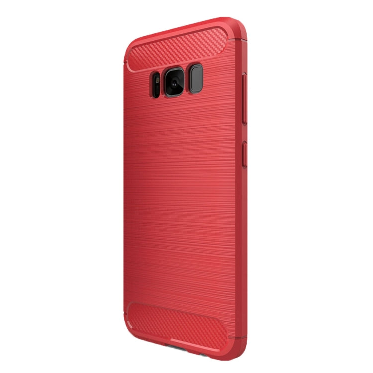 For Galaxy S8 Brushed Carbon Fiber Texture Shockproof TPU Protective Cover Case For Galaxy S8 Brushed Carbon Fiber Texture Shockproof TPU Protective Cover Case