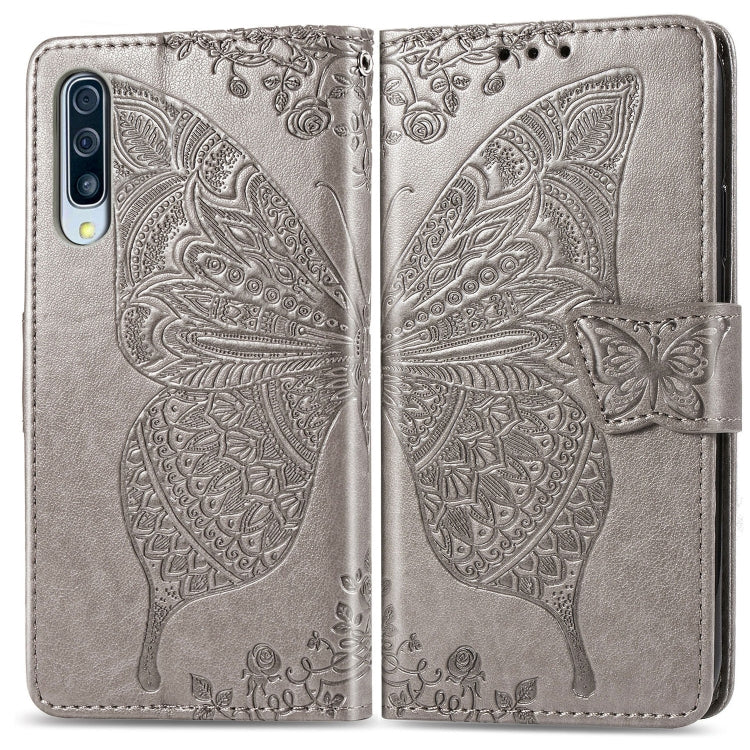 Butterfly Love Flowers Embossing Horizontal Flip Leather Case for Galaxy A70, with Holder & Card Slots & Wallet & Lanyard Butterfly Love Flowers Embossing Horizontal Flip Leather Case for Galaxy A70, with Holder & Card Slots & Wallet & Lanyard