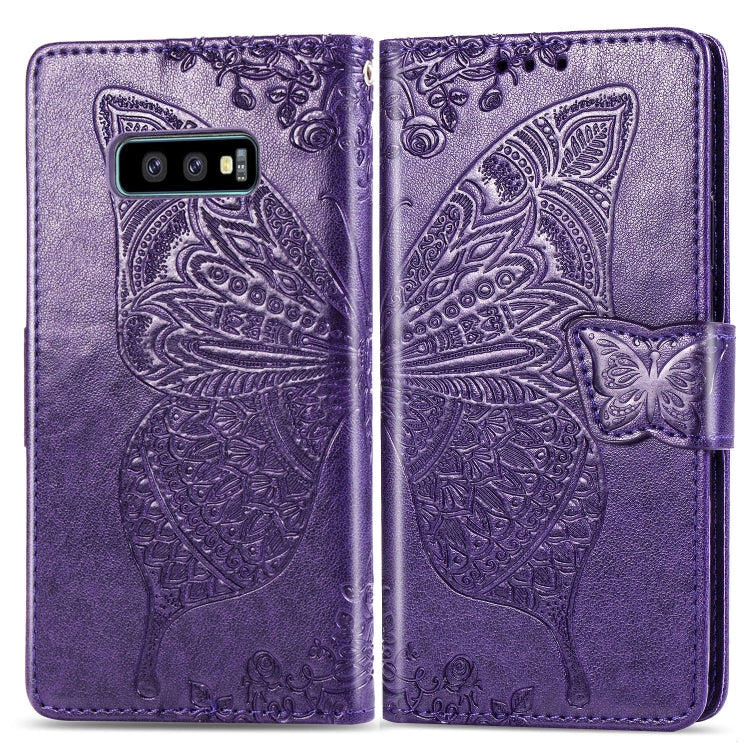 Butterfly Love Flowers Embossing Horizontal Flip Leather Case for Galaxy S10e, with Holder & Card Slots & Wallet & Lanyard Butterfly Love Flowers Embossing Horizontal Flip Leather Case for Galaxy S10e, with Holder & Card Slots & Wallet & Lanyard