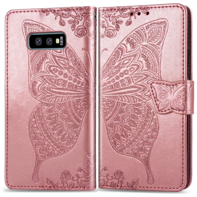 Butterfly Love Flowers Embossing Horizontal Flip Leather Case for Galaxy S10e, with Holder & Card Slots & Wallet & Lanyard Butterfly Love Flowers Embossing Horizontal Flip Leather Case for Galaxy S10e, with Holder & Card Slots & Wallet & Lanyard