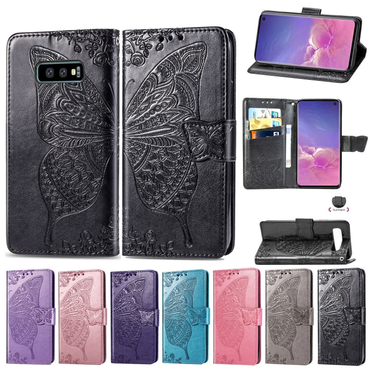 Butterfly Love Flowers Embossing Horizontal Flip Leather Case for Galaxy S10e, with Holder & Card Slots & Wallet & Lanyard Butterfly Love Flowers Embossing Horizontal Flip Leather Case for Galaxy S10e, with Holder & Card Slots & Wallet & Lanyard