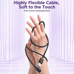 Cable de datos de carga rápida USB a 8 pines, serie multicolor, 2,4 A, JOYROOM S-AL012A14, longitud: 1,2 m, USB a 8 pines