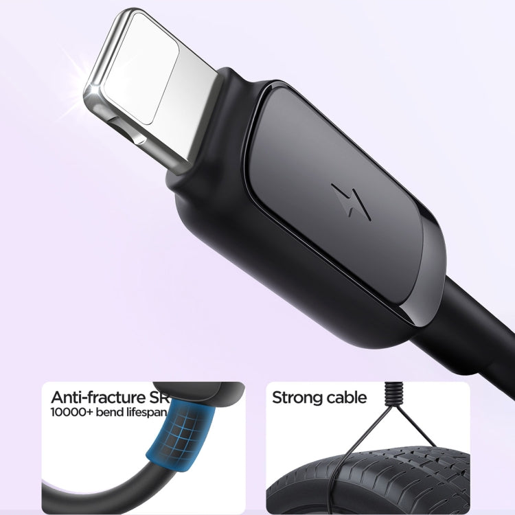 Cable de datos de carga rápida USB a 8 pines, serie multicolor, 2,4 A, JOYROOM S-AL012A14, longitud: 1,2 m, USB a 8 pines Cable de datos de carga rápida USB a 8 pines, serie multicolor, 2,4 A, JOYROOM S-AL012A14, longitud: 1,2 m, USB a 8 pines