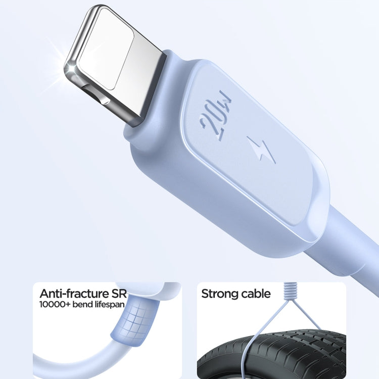 JOYROOM S-CL020A14 Multi-Color Series 20W USB-C / Type-C to 8 Pin Fast Charging Data Cable, Length:1.2m, Type-C to 8 Pin JOYROOM S-CL020A14 Multi-Color Series 20W USB-C / Type-C to 8 Pin Fast Charging Data Cable, Length:1.2m, Type-C to 8 Pin