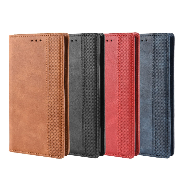 Magnetic Buckle Retro Crazy Horse Texture Horizontal Flip Leather Case for Galaxy S10 (5G), with Holder & Card Slots & Photo Frame Magnetic Buckle Retro Crazy Horse Texture Horizontal Flip Leather Case for Galaxy S10 (5G), with Holder & Card Slots & Photo Frame