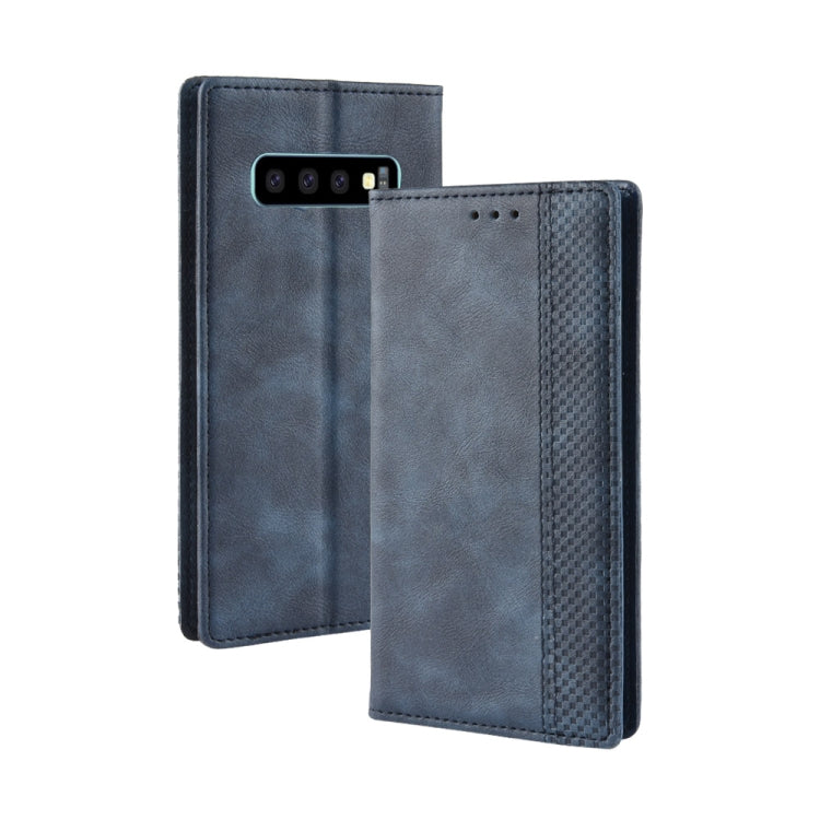 Magnetic Buckle Retro Crazy Horse Texture Horizontal Flip Leather Case for Galaxy S10 (5G), with Holder & Card Slots & Photo Frame Magnetic Buckle Retro Crazy Horse Texture Horizontal Flip Leather Case for Galaxy S10 (5G), with Holder & Card Slots & Photo Frame