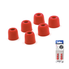 KZ 6-teiliges Ohrhörer-Set mit Schalldämmung und Geräuschunterdrückung aus Memory-Schaum für alle In-Ear-Kopfhörer, Größe: L & M & S