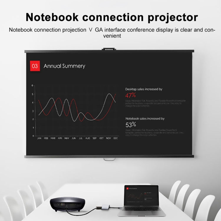 2 in 1 Multifunctional USB-C / Type-C to HDMI+VGA HUB Docking Station 2 in 1 Multifunctional USB-C / Type-C to HDMI+VGA HUB Docking Station