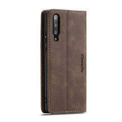 CaseMe-013 Multifunctional Retro Frosted Horizontal Flip Leather Case for Galaxy A30S / A50S / A50, with Card Slot & Holder & Zipper Wallet & Photo Frame, For Galaxy A50