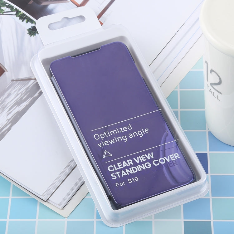 PU Electroplating Mirror Horizontal Flip Leather Case for Galaxy S10 Plus, with Holder PU Electroplating Mirror Horizontal Flip Leather Case for Galaxy S10 Plus, with Holder