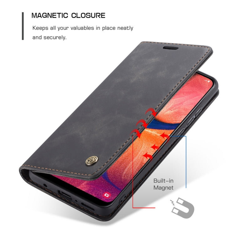 CaseMe-013 Multifunctional Retro Frosted Horizontal Flip Leather Case for Galaxy A20 / A30, with Card Slot & Holder & Wallet CaseMe-013 Multifunctional Retro Frosted Horizontal Flip Leather Case for Galaxy A20 / A30, with Card Slot & Holder & Wallet