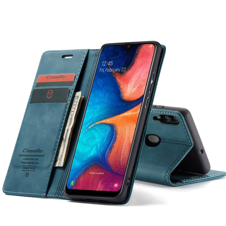 CaseMe-013 Multifunctional Retro Frosted Horizontal Flip Leather Case for Galaxy A20 / A30, with Card Slot & Holder & Wallet CaseMe-013 Multifunctional Retro Frosted Horizontal Flip Leather Case for Galaxy A20 / A30, with Card Slot & Holder & Wallet