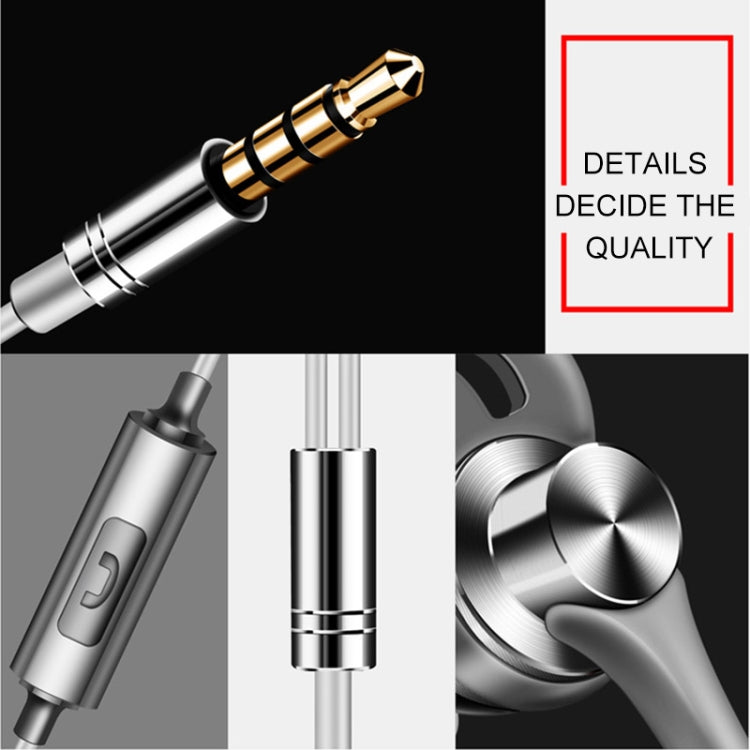 QKZ EQ1 CNC Metal Shark Fin Headphones Sports Music Headphones, Microphone Version QKZ EQ1 CNC Metal Shark Fin Headphones Sports Music Headphones, Microphone Version