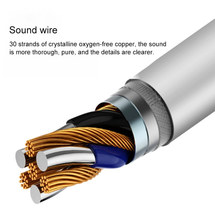 QKZ EQ1 CNC Metal Shark Fin Headphones Sports Music Headphones, Microphone Version QKZ EQ1 CNC Metal Shark Fin Headphones Sports Music Headphones, Microphone Version