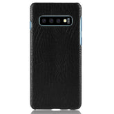 Shockproof Crocodile Texture PC + PU Case for Galaxy S10
