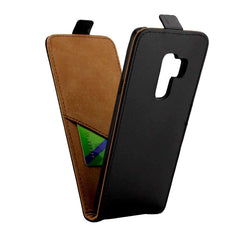 For Galaxy S9+ Vertical Flip Leather Protective Back Cover Case with Card Slot
