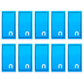 10 PCS for Sony Xperia X Compact / X Mini Rear Housing Cover Adhesive, For Sony Xperia X Compact