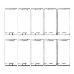 10 PCS for Sony Xperia XZ Premium Front Housing Adhesive, For Sony Xperia XZ Premium