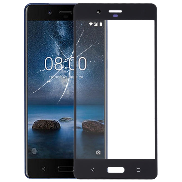 Front Screen Outer Glass Lens for Nokia 8 / N8 TA-1012 TA-1004 TA-1052, For Nokia 8 Front Screen Outer Glass Lens for Nokia 8 / N8 TA-1012 TA-1004 TA-1052, For Nokia 8