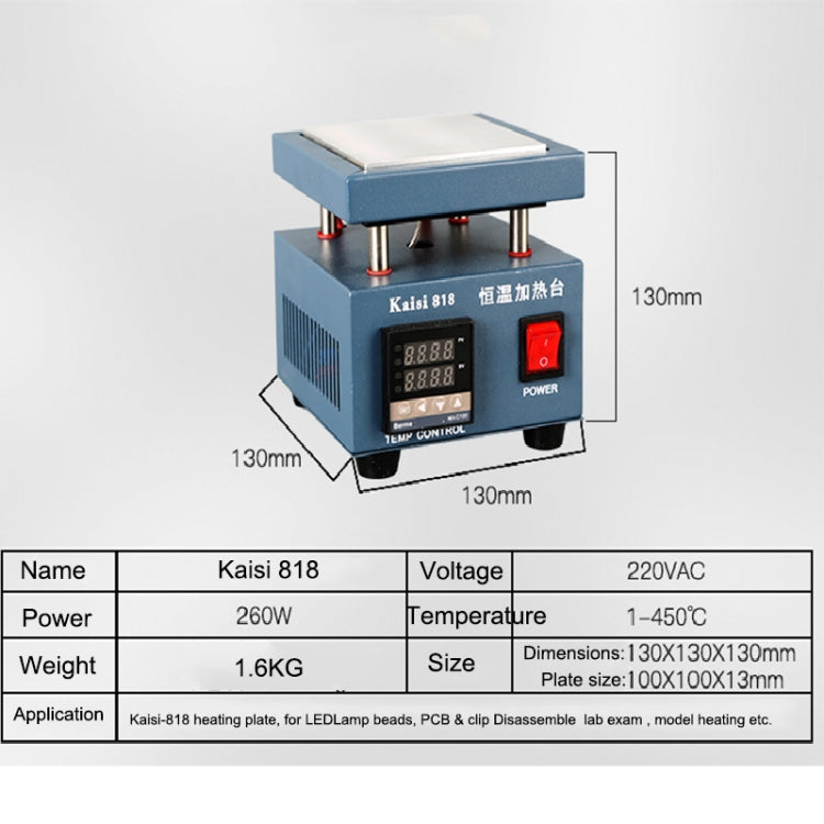 Kaisi 818 Heating Station Constant Temperature Heating Plate, US Plug, Kaisi 818 US Plug, Kaisi 818 EU Plug Kaisi 818 Heating Station Constant Temperature Heating Plate, US Plug, Kaisi 818 US Plug, Kaisi 818 EU Plug