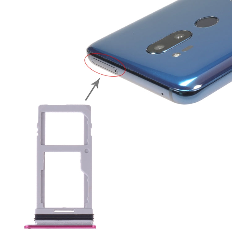 SIM Card Tray + SIM Card Tray / Micro SD Card Tray for LG G7 ThinQ G710 G710EM G710PM G710VMP G710ULM, For LG G7 ThinQ, For LG G7 ThinQ G710 SIM Card Tray + SIM Card Tray / Micro SD Card Tray for LG G7 ThinQ G710 G710EM G710PM G710VMP G710ULM, For LG G7 ThinQ, For LG G7 ThinQ G710
