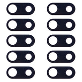 10 PCS Back Camera Lens for LG V30 H930 H933, For LG V30 (Black), For LG V30 (Silver)