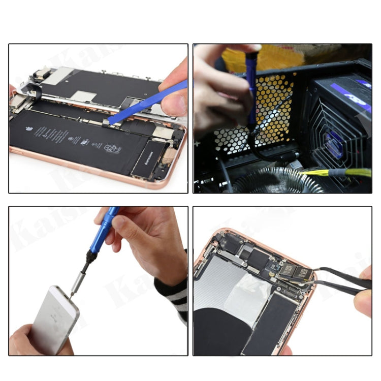 Kaisi K-1766 63 in 1 Magnetic Precision Electronics Screwdriver set Hand Tools For Phone Repair Tool Kit, K-1766 Kaisi K-1766 63 in 1 Magnetic Precision Electronics Screwdriver set Hand Tools For Phone Repair Tool Kit, K-1766