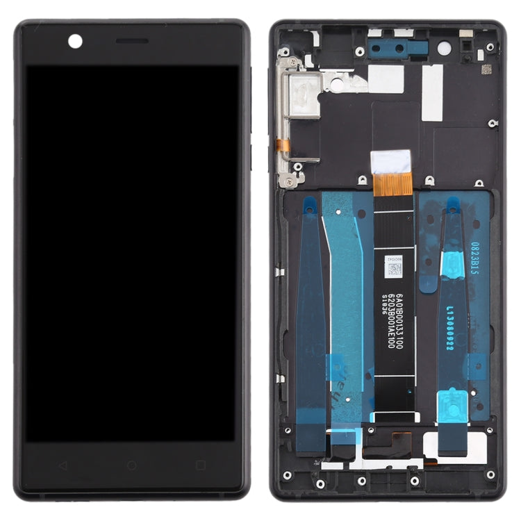 LCD Screen and Digitizer Full Assembly with Frame & Side Keys for Nokia 3 TA-1032, For Nokia 3 LCD Screen and Digitizer Full Assembly with Frame & Side Keys for Nokia 3 TA-1032, For Nokia 3