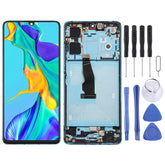 LCD Screen and Digitizer Full Assembly with Frame for Huawei P30