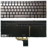 US Version Keyboard with Keyboard Backlight for HP Spectre x360 13-w series 13-w013dx 13-w014dx 13-w023dx 13-w063nr 13-W010CA 13-W020CA, For HP Spectre x360 (US)