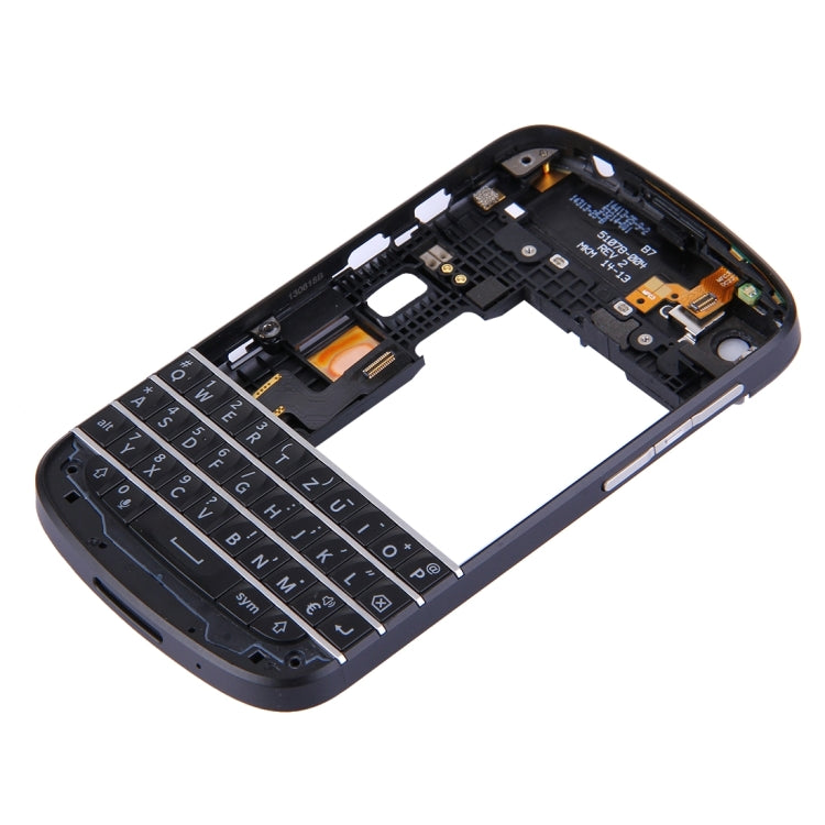 3 in 1 for BlackBerry Q10 (Keyboard + Middle Frame Bezel + Back Plate Housing Camera Lens Panel) Full Assembly Housing Cover, For Q10 3 in 1 for BlackBerry Q10 (Keyboard + Middle Frame Bezel + Back Plate Housing Camera Lens Panel) Full Assembly Housing Cover, For Q10