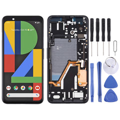 LCD Screen and Digitizer Full Assembly with Frame for Google Pixel 4XL