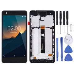 LCD Screen and Digitizer Full Assembly with Frame for Nokia 2.1, For Nokia 2.1