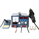 Kaisi K-863D 3 in 1 Hot Air Gun Soldering Station SMD Rework Station With 3A DC Power Supply for Phone PCB Welding Repair Machine, US Plug, K-863D, US Plug, K-863D, EU Plug