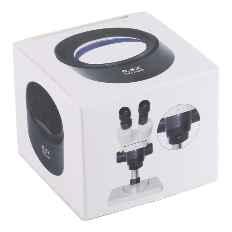 Stereo Microscopes Auxiliary Objective Lens Barlow Lens Magnifier 0.5X WD165, 0.5X WD165 Stereo Microscopes Auxiliary Objective Lens Barlow Lens Magnifier 0.5X WD165, 0.5X WD165