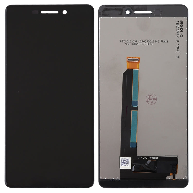 LCD Screen and Digitizer Full Assembly for Nokia 6 2018 / 6.1 SCTA-1043 TA-1045 TA-1050 TA-1054 TA-1068, For Nokia 6 (2018) LCD Screen and Digitizer Full Assembly for Nokia 6 2018 / 6.1 SCTA-1043 TA-1045 TA-1050 TA-1054 TA-1068, For Nokia 6 (2018)
