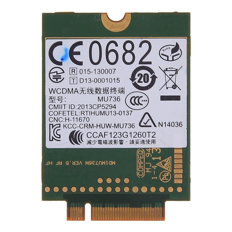 Drahtlose Netzwerkkarte für Huawei MU736 3G WWAN-Kartenmodul 723985-001 748599-001, MU736