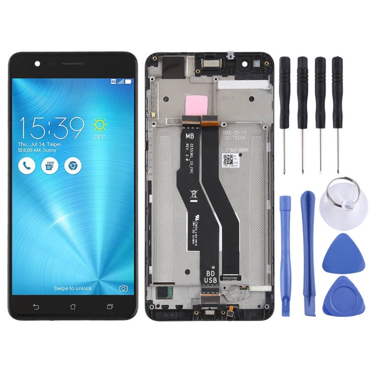 LCD Screen and Digitizer Full Assembly with Frame for Asus Zenfone 3 Zoom ZE553KL LCD Screen and Digitizer Full Assembly with Frame for Asus Zenfone 3 Zoom ZE553KL