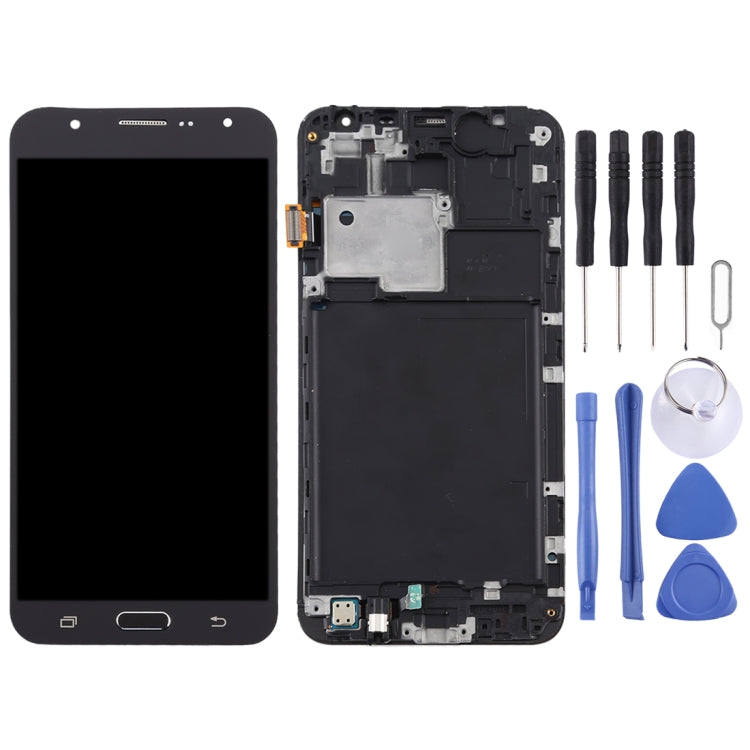TFT Material LCD Screen and Digitizer Full Assembly with Frame for Galaxy J7 (2015) / J700F TFT Material LCD Screen and Digitizer Full Assembly with Frame for Galaxy J7 (2015) / J700F