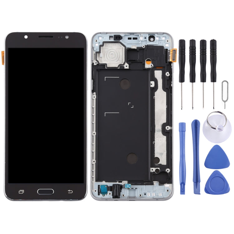 TFT Material LCD Screen and Digitizer Full Assembly with Frame for Galaxy J7 (2016) / J710F TFT Material LCD Screen and Digitizer Full Assembly with Frame for Galaxy J7 (2016) / J710F