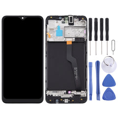 LCD Screen and Digitizer Full Assembly With Frame for Samsung Galaxy A10 / SM-A105F (Single Card Version)