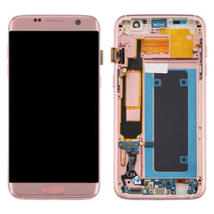 OLED Material LCD Screen and Digitizer Full Assembly With Frame for Samsung Galaxy S7 Edge / SM-G935F, For Galaxy S7 Edge (OLED), For Samsung Galaxy S7 Edge (OLED Material)