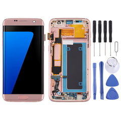 OLED Material LCD Screen and Digitizer Full Assembly With Frame for Samsung Galaxy S7 Edge / SM-G935F, For Galaxy S7 Edge (OLED), For Samsung Galaxy S7 Edge (OLED Material)