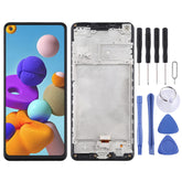 LCD Screen and Digitizer Full Assembly With Frame for Samsung Galaxy A21s / SM-A217